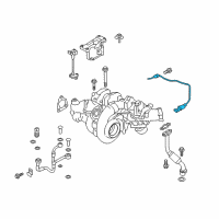 OEM 2016 Nissan Titan XD Sensor Assembly-Turbo Speed Diagram - 144A3-EZ40C