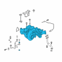 OEM 2017 Nissan Titan XD Turbo Charger Assembly - REMAN Diagram - 144D1-EZ49CRE