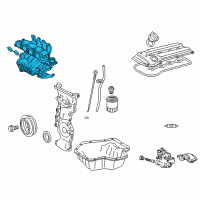 OEM 2009 Toyota Camry Intake Manifold Diagram - 17120-0H050