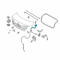 OEM 2013 Kia Optima Hinge Assembly-Trunk Lid Diagram - 792202T000