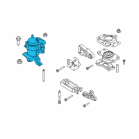 OEM Lincoln MKZ Front Mount Diagram - HP5Z-6038-B