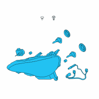 OEM 2016 Scion FR-S Composite Headlamp Diagram - SU003-05140