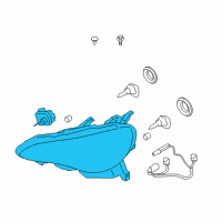 OEM 2015 Scion FR-S Lens & Housing Diagram - SU003-05157