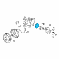 OEM 2021 GMC Canyon Water Inlet Seal Diagram - 12630780