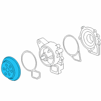 OEM Saturn Crankshaft Gear Diagram - 90537298