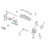 OEM 2010 Honda Pilot Rod Unit A Diagram - 76540-SZA-A01