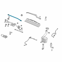 OEM Honda Pilot Rod Unit B Diagram - 76550-SZA-A01