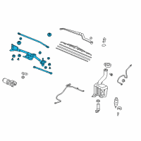 OEM 2010 Honda Pilot Link, FR. Wiper (LH) Diagram - 76530-SZA-A01