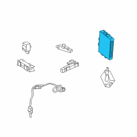 OEM Lexus Smart Computer Assembly Diagram - 89990-60730