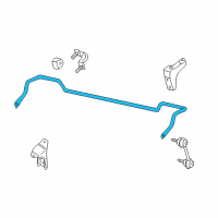 OEM 1999 Nissan Altima Stabilizer Bar Diagram - 56230-0Z101