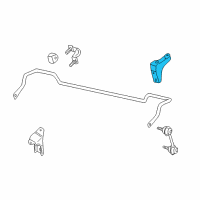 OEM 2000 Nissan Altima Bracket-Rear Stabilizer, LH Diagram - 56312-2B500