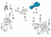 OEM 2022 Honda Civic ROD, TORQUE (LOWER) Diagram - 50890-T20-A11