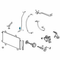 OEM 2013 Honda Insight Sensor Assembly, Pressure (Denso) Diagram - 80450-TF2-003