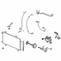 OEM Acura Valve Sub-Assembly, Safety Diagram - 38801-P9K-E01