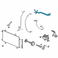 OEM 2022 Honda HR-V EXCHANGER, HEAT Diagram - 80331-T7W-A22