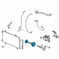 OEM 2017 Honda HR-V Set, Clutch Diagram - 38900-51M-A01