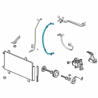 OEM 2019 Honda HR-V HOSE, SUCTION Diagram - 80311-T7W-A21