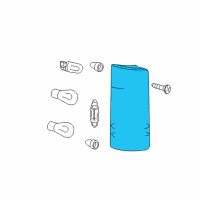 OEM 2009 Dodge Sprinter 2500 Lamp-Tail Stop Turn Diagram - 68012882AB
