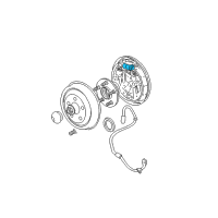 OEM Chrysler Wheel Cylinder-Wheel Diagram - 5140708AA