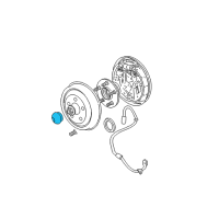 OEM 2005 Dodge Stratus Cover-Wheel Bearing Diagram - 4509396