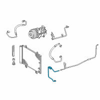 OEM 2018 Lexus GS300 Tube Sub-Assembly, Liquid Diagram - 88706-30A30