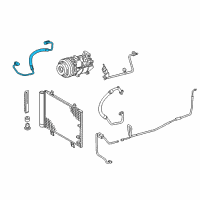 OEM Lexus GS300 Hose, Discharge Diagram - 88711-30A40