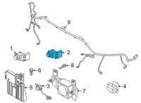 OEM 2022 Hyundai Ioniq 5 ULTRASONIC SENSOR-S.P.A.S SIDE Diagram - 99350-L1000-YEV