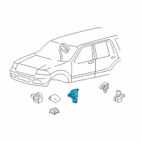 OEM 2017 Ford Expedition Side Sensor Diagram - CK4Z-14B345-B