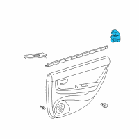 OEM Lexus ES300 Switch Assy, Power Window Regulator Diagram - 84810-33030