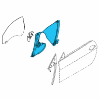 OEM 2014 BMW M6 Gran Coupe Front Right Window Regulator Diagram - 51-33-7-223-652