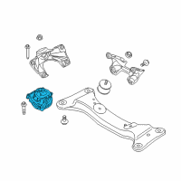 OEM 2021 BMW M2 Engine Mount Right Diagram - 22-11-2-284-818