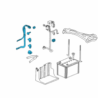 OEM 2004 Acura RL Cable Assembly, Ground Diagram - 32600-SZ3-A01