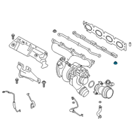 OEM 2016 BMW 535d Flange Nut Diagram - 11-62-8-597-827