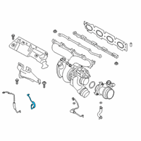 OEM 2022 BMW 530i xDrive LINE FROM TURBOCHARGER-CYLIN Diagram - 11-53-8-629-971