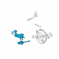 OEM 2020 Hyundai Elantra GT Cylinder Assembly-Brake Master Diagram - 58510-G3220