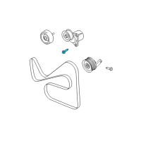 OEM 2017 Ford C-Max Belt Cover Bolt Diagram - -W500310-S437