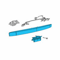 OEM 2008 Jeep Grand Cherokee Handle-LIFTGATE Diagram - 1FN57DBMAA