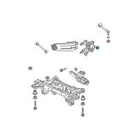 OEM 2014 Honda Ridgeline Bush, RR. Knuckle Diagram - 52367-SJC-A02