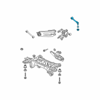 OEM 2008 Honda Ridgeline Arm Assembly, Right Rear (Upper) Diagram - 52390-SJC-A02