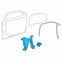 OEM 2015 Buick Verano Window Regulator Diagram - 23119911