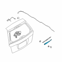 OEM Ford Taurus X Rear Arm Diagram - 8F9Z-17526-A