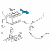 OEM Cadillac Hold Down Diagram - 23214526