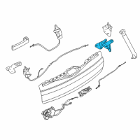 OEM BMW Hinge, Trunk Lid, Lower Part Diagram - 41-00-7-378-126