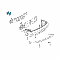 OEM 1984 Buick Skylark Shim-Rear Bumper Imp Bar Diagram - 10021719