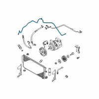 OEM 2004 Nissan Maxima Pipe-Front Cooler, High Diagram - 92440-7Y100