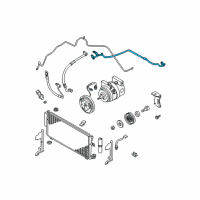 OEM 2008 Nissan Maxima Pipe-Front Cooler, Low Diagram - 92450-7Y105