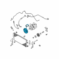 OEM Nissan Quest Clutch-Assembly Diagram - 92660-5Z01A