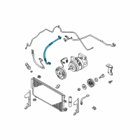 OEM 2004 Nissan Maxima Hose-Flexible, Low Diagram - 92480-ZK30A