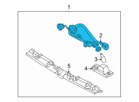 OEM Hyundai Tucson HOLDER & WIRING-REAR COMBINATI Diagram - 92590-CW020