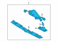 OEM Hyundai LAMP ASSY-CENTER GARNISH Diagram - 92409-CW020